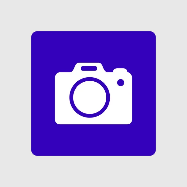 Símbolo Cámara Icono Signo Cámara Dslr Cámara Digital Estilo Diseño — Vector de stock