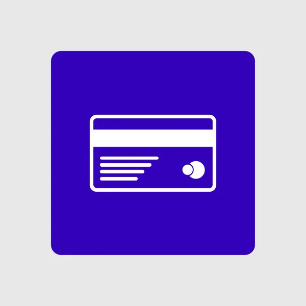 Εικονίδιο Του Φορέα Της Πιστωτικής Κάρτας Επίπεδη Σχεδίαση Στυλ — Διανυσματικό Αρχείο