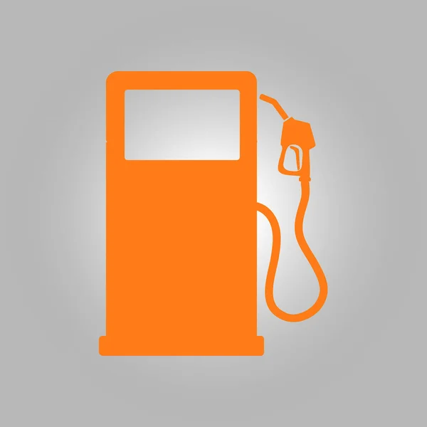 Einfaches Symbol Der Benzinpumpendüse Vektorabbildung — Stockvektor