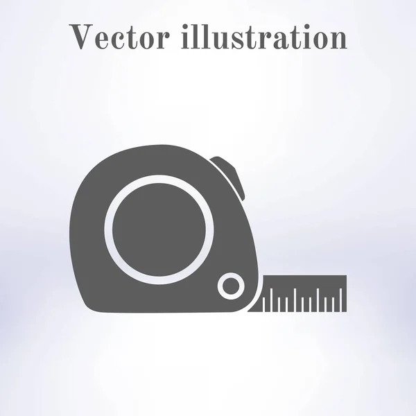Icône Mesure Ruban Symbole Construction Roulette Dimensions Mesures Créer Une — Image vectorielle