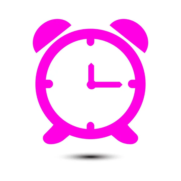 Horas Funcionamento Por Dia Cara Relógio Estilo Design Plano —  Vetores de Stock