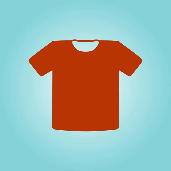 Shirt Εικονίδιο Υπογραφή Σύμβολο Ρούχα Επίπεδη Σχεδίαση Στυλ — Διανυσματικό Αρχείο