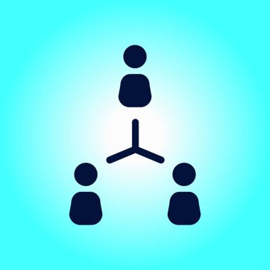 İletişim kavramı, vektör çizim basit simgesi