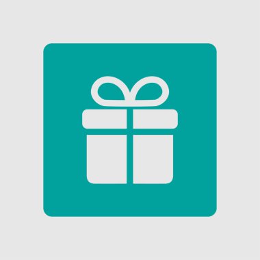 Hediye kutusu simgesi. Hediye - kişisel bir teklif. Hediye paketleri.