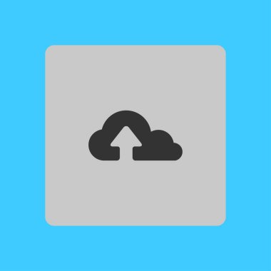 bulut kutsal kişilerin resmi, vektör çizim gelen basit yükleme