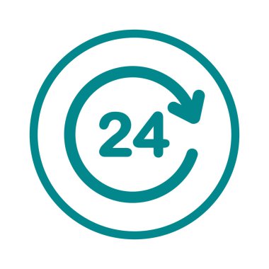 Saat saat etrafında bir gün simgesini açın..