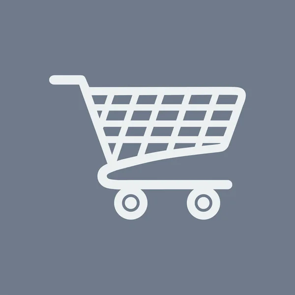 Icono Plano Carta Compras Añadir Producto Carrito — Archivo Imágenes Vectoriales