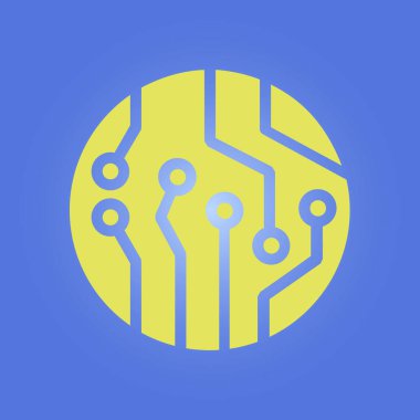 Mikroçip işareti simgesi.