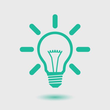 Ampul insan simgesi.