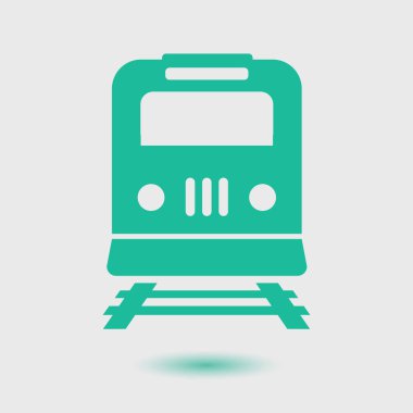 Tren işareti simgesi.