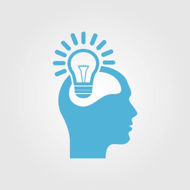 Beyin simgesi simgesi.