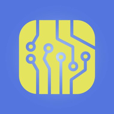 Mikroçip işareti simgesi.