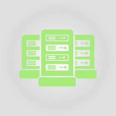 Ağ sunucuları soyut renk vektör illüstrasyon