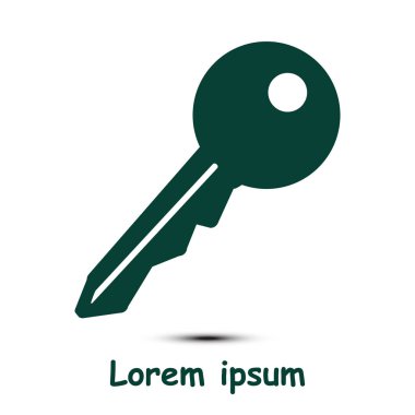 Kilit işareti simgesi.