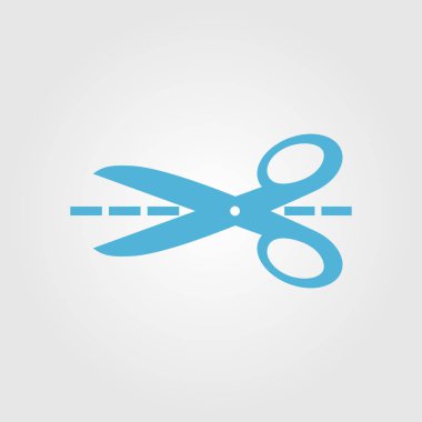 Makas işareti simgesi.