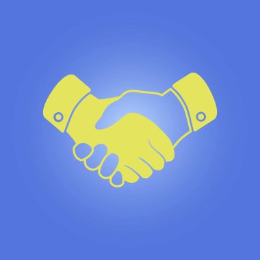 El sıkışma işareti simgesi.