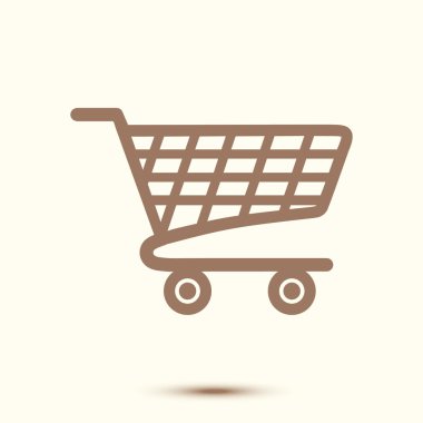 alışveriş grafik simgesi.