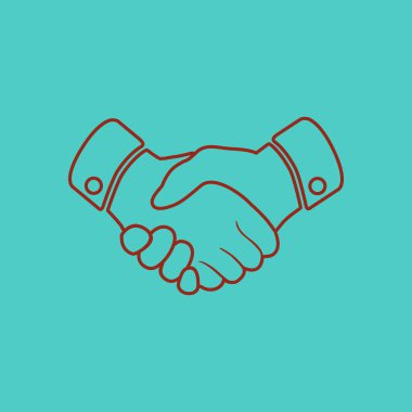 El sıkışma işareti simgesi.