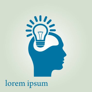 Beyin simgesi simgesi.