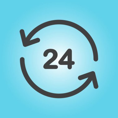 Saat bir gün simgesini açın..