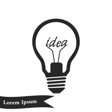 Ampul insan simgesi.