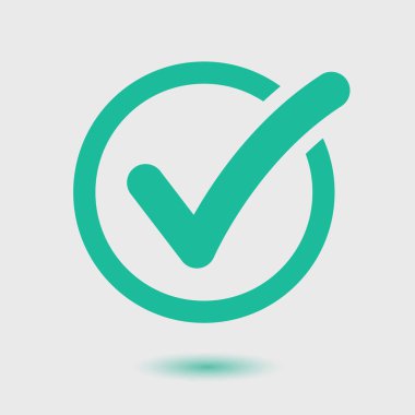 Kontrol listesi simgesi. Kutu işaretinde işaretle.