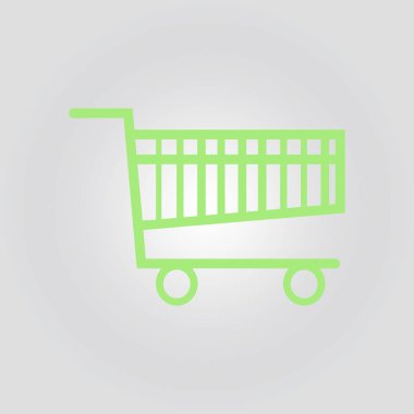 alışveriş grafik simgesi.