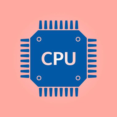 Mikroçip işareti simgesi.