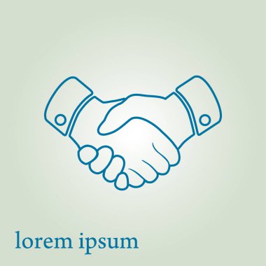 El sıkışma işareti simgesi.