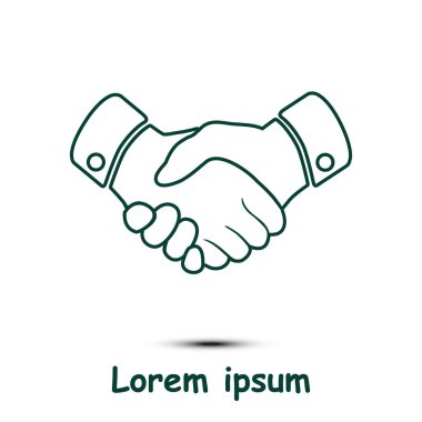 El sıkışma işareti simgesi.