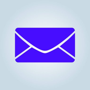 Harf simgesi. Posta simgesi. Vektör çizimi. 