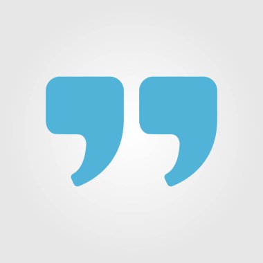 Konuşma simgesini. İletişim sembolü. Sohbet alıntı işareti.