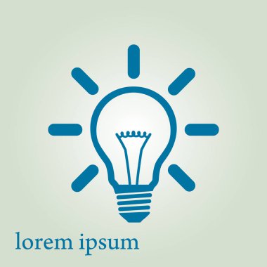 Ampul insan simgesi.