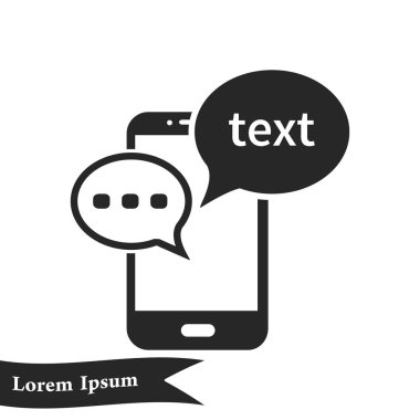 Sohbet işareti simgesi.