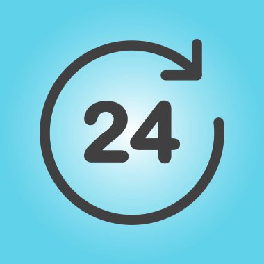 Saat bir gün simgesini açın..