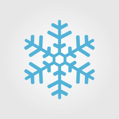 Kar tanesi simgesi. Yılbaşı dekorasyonu. 