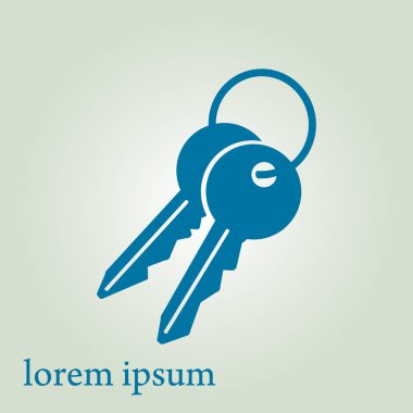 Kilit işareti simgesi.