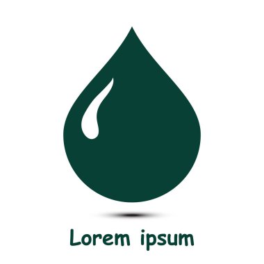 Damla işareti simgesi.