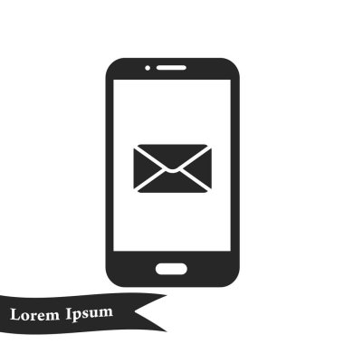 Mobil adres işareti.