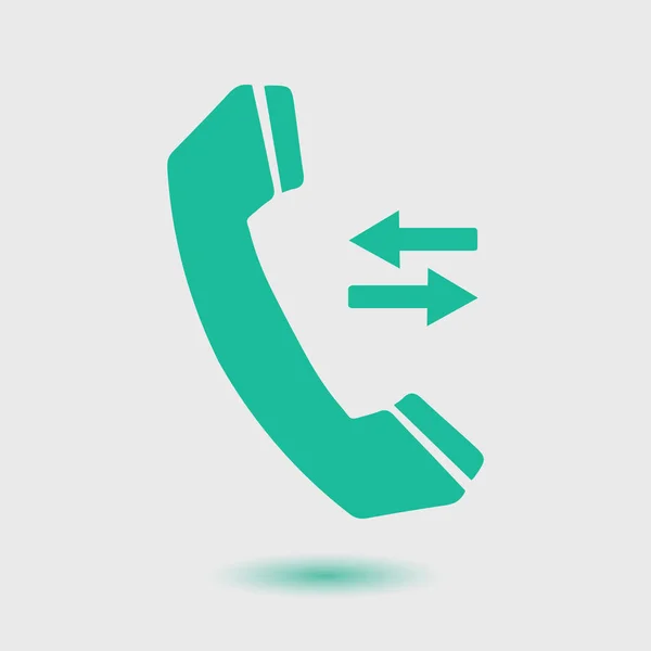 Значок Телефона Плоский Стиль Дизайна Символ Обратной Связи — стоковый вектор