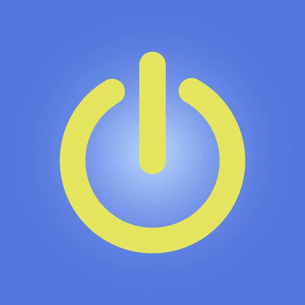 Símbolo do sinal de energia . — Vetor de Stock