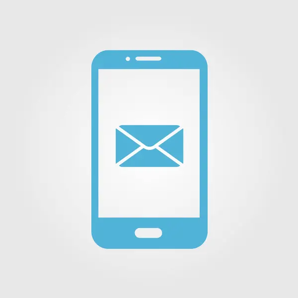 Signe de courrier mobile . — Image vectorielle