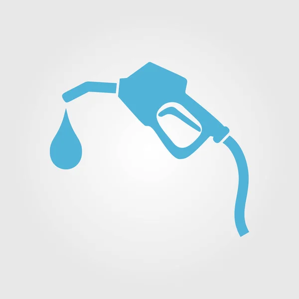 Benzin Pompası Meme Işareti Benzin Istasyonu Simgesi — Stok Vektör