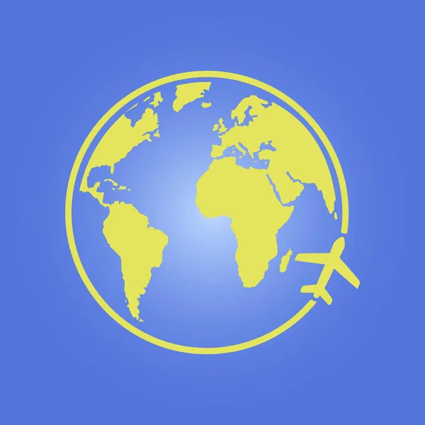 Globe signe symbole . — Image vectorielle