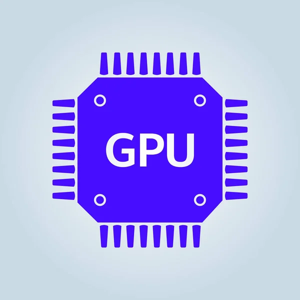 Signo de microchip símbolo . — Archivo Imágenes Vectoriales