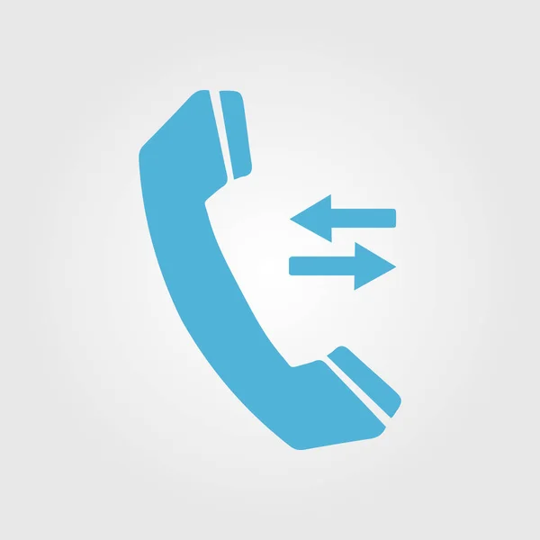 Ícone Telefone Estilo Design Plano Símbolo Feedback —  Vetores de Stock