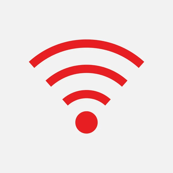 Wifi Symbol Pictograma Rețelei Wireless Vector — Vector de stoc