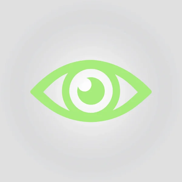 Eye Icon Flat Design Style — Stock Vector