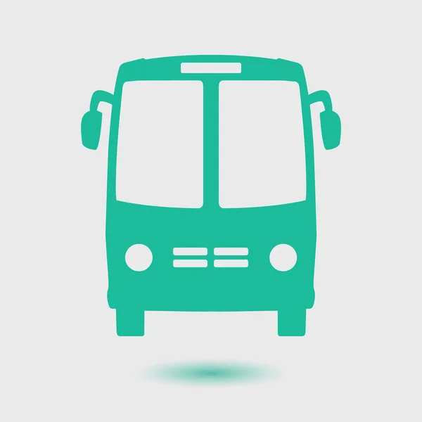 Значок Автобуса Символ Общественного Транспорта — стоковый вектор