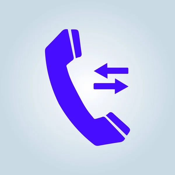 Semn de telefon simbol — Vector de stoc